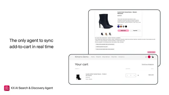 KX AI Search &amp; Discovery Agent screenshot