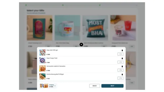 MyEra Dynamic Hamper Builder screenshot