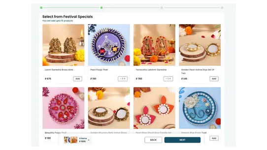 MyEra Dynamic Hamper Builder screenshot