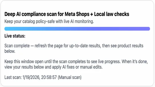 Products Fix ‑ Meta Shops screenshot