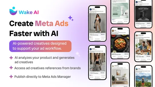 Wake AI Ads Creative Creator screenshot