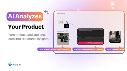 Wake AI Ads Creative Creator screenshot