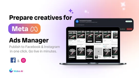 Wake AI Ads Creative Creator screenshot