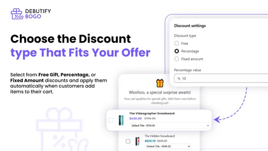 DB Gift BOGO Buy X Get Y screenshot