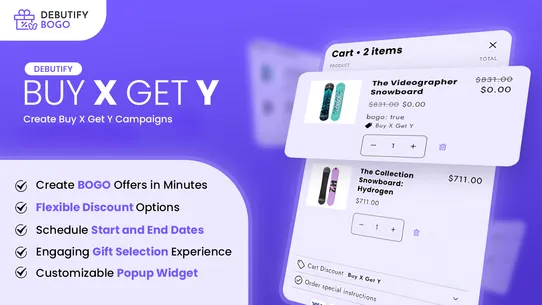 DB Gift BOGO Buy X Get Y screenshot