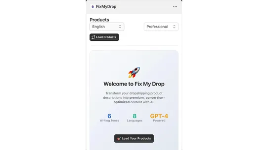 FixMyDrop screenshot