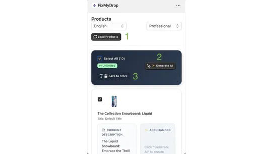 FixMyDrop screenshot