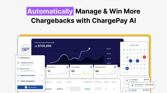 ChargePay Dispute Chargebacks screenshot