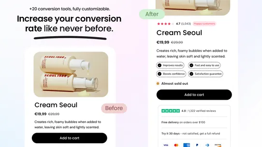 Amose Section — Product Blocks screenshot