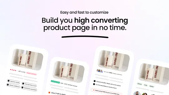 Amose Section — Product Blocks screenshot