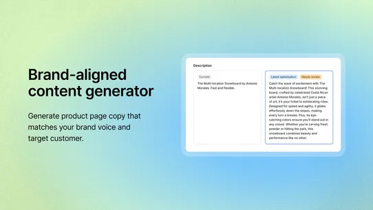 Product Page Optimizer screenshot