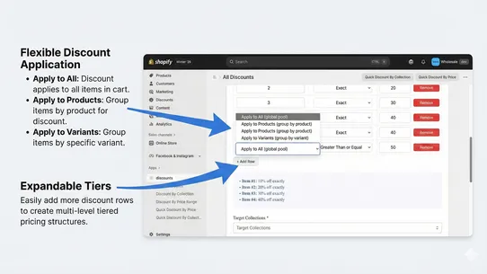 Simple Tiered Discount screenshot
