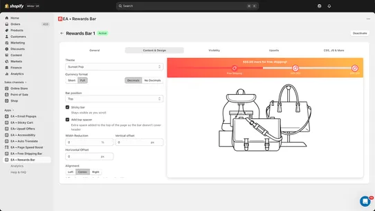 EA Auto Free Gift &amp; Reward Bar screenshot