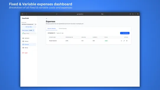 ClearProfit – Profit Analytics screenshot