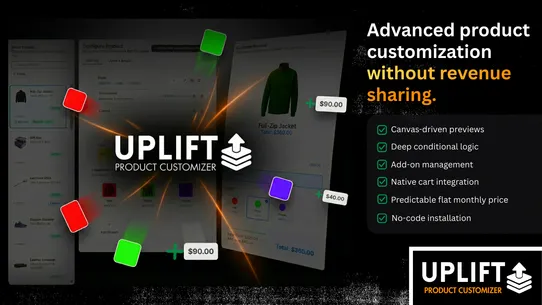 Uplift Product Customizer screenshot