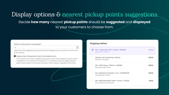 Octolize Pickup Points PRO screenshot