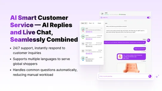 Algoshop AI Sales Chatbot screenshot