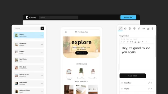 Buildfire screenshot