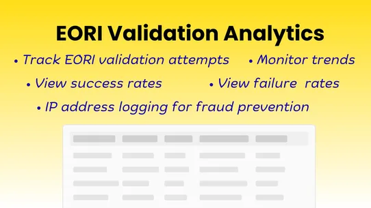 EORI Checker &amp; Validator screenshot