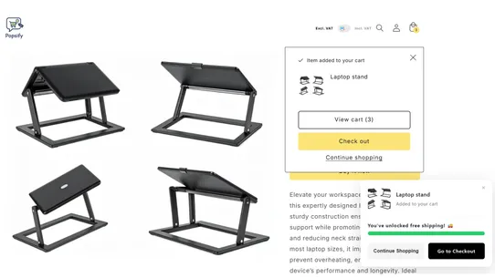 Popsify ‑ Cart Reward Popup screenshot