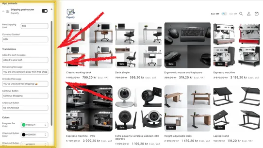 Popsify ‑ Cart Reward Popup screenshot
