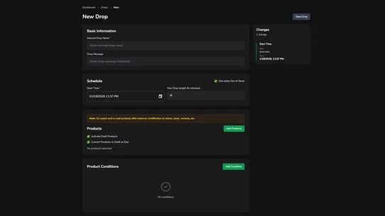 Droppable screenshot