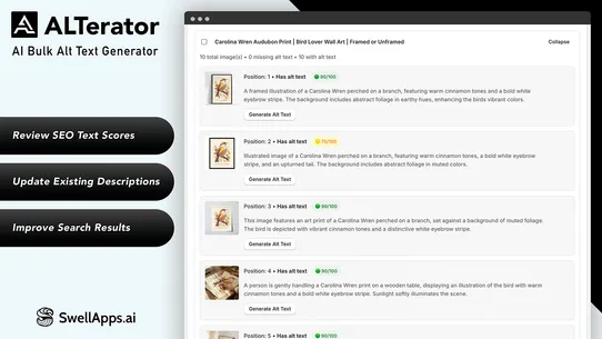 ALTerator ‑ AI Alt Text screenshot