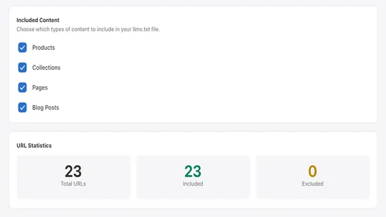 BOOSTER AEO Optimizer llms.txt screenshot