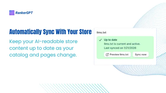 RankerGPT ‑ AI Store Discovery screenshot