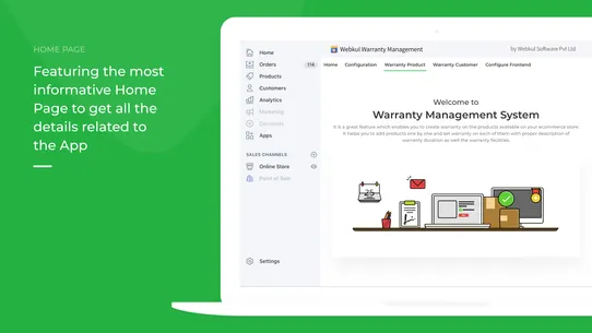 Webkul Warranty Management screenshot