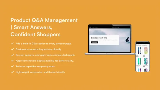 Product Q&amp;A Management screenshot