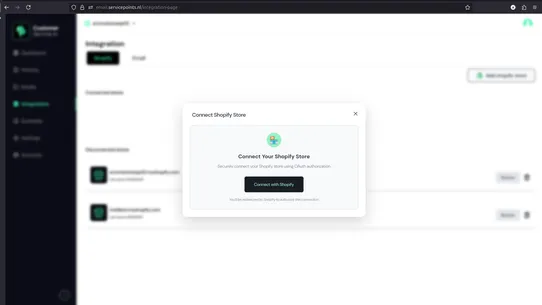 Customer Service AI screenshot