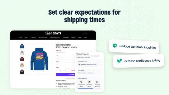Estimated Delivery Date Pro screenshot