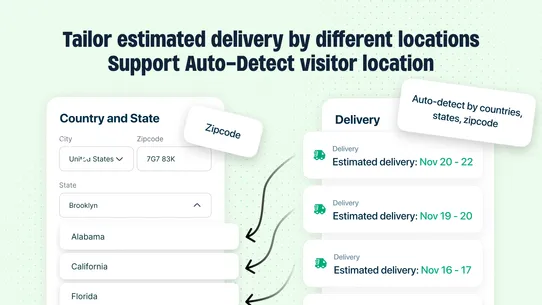 Estimated Delivery Date Pro screenshot