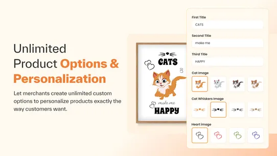 S Product Options Personalizer screenshot