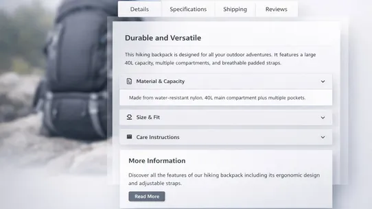 Product Description Layout Pro screenshot