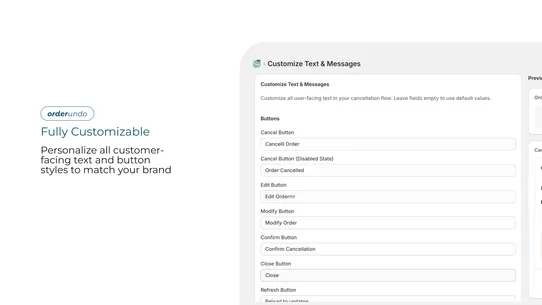 Order Undo ‑ Cancel Edit Order screenshot