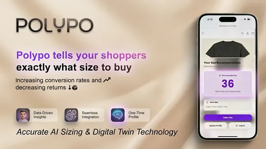 Polypo AI Size Recommender screenshot