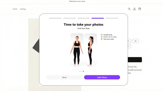 Polypo AI Size Recommender screenshot