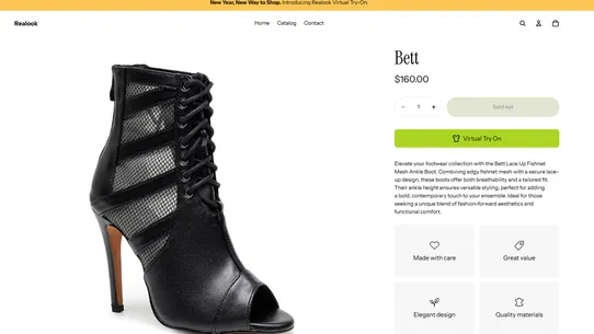 ReaLook: Virtual Try‑On Room screenshot