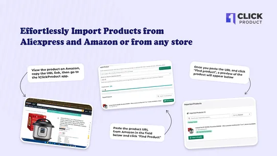 1Click: AI Product Importer screenshot