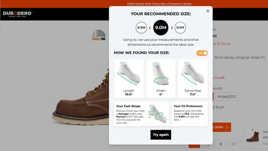 RealSize by ReaLift screenshot