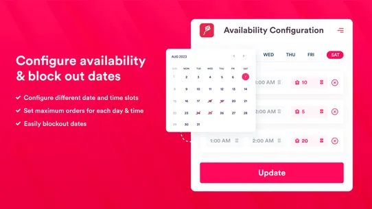 Kite Pickup &amp; Delivery Date screenshot