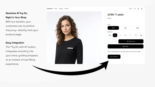 UTRY ‑ Virtual Try‑On screenshot
