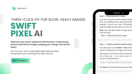 SwiftPixel AI screenshot