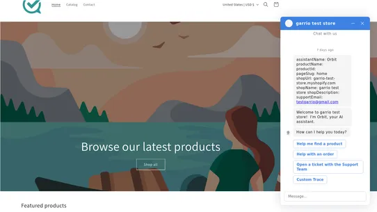 Garrio: AI Sales and Support screenshot