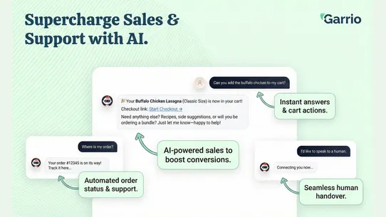 Garrio: AI Sales and Support screenshot