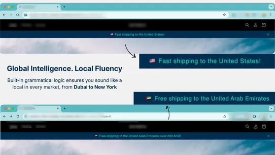 NativeBanner – GeoTargeted Bar screenshot