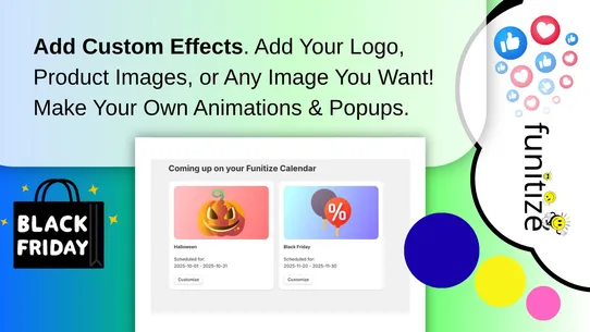 Funitize ‑ Animations &amp; Popups screenshot