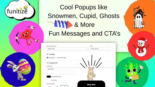Funitize ‑ Animations &amp; Popups screenshot
